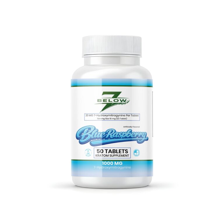 Blue Raspberry 20mg 7-OH Tablets